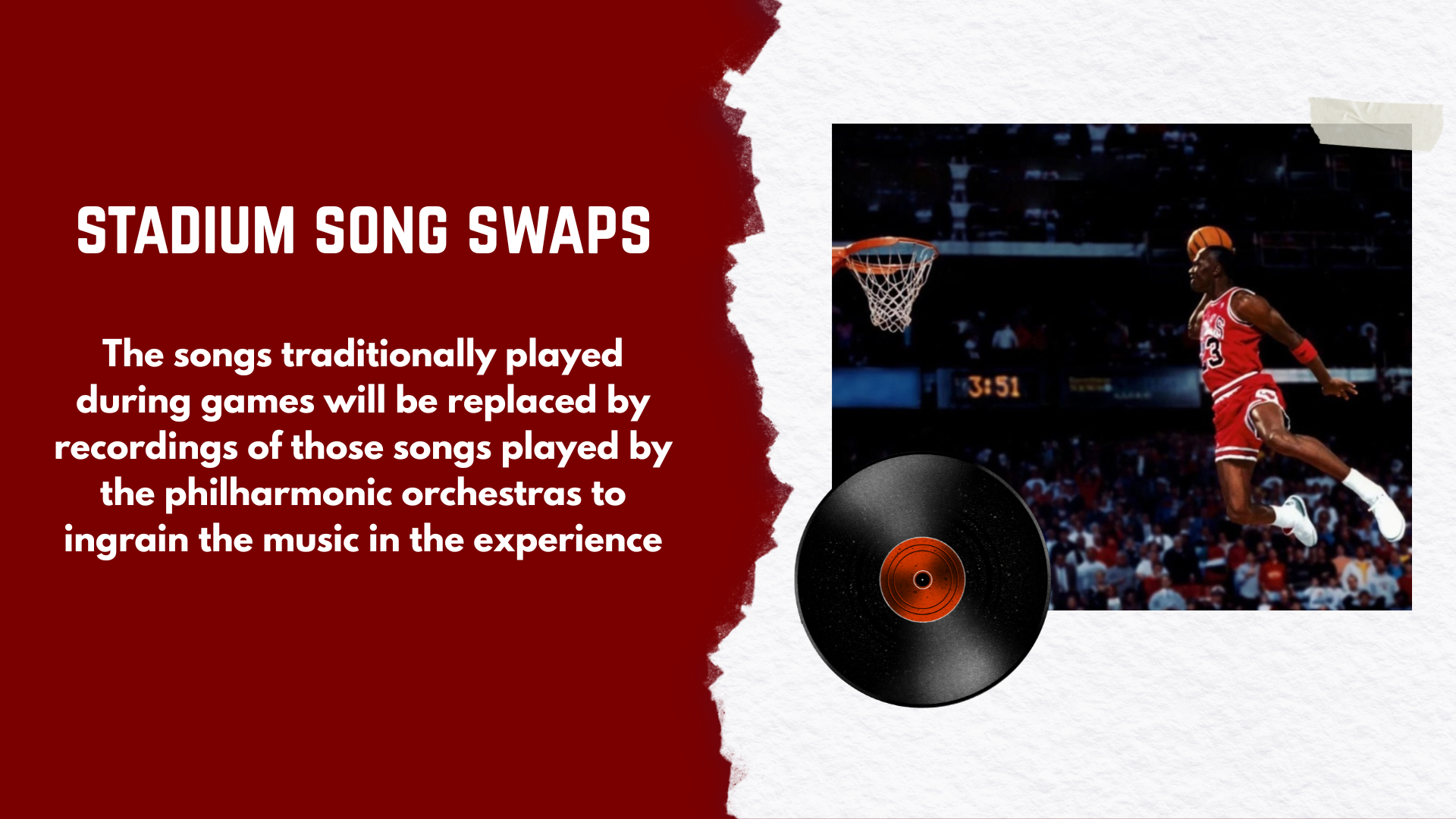NBA x Philharmonic execution: Stadium Song Swaps